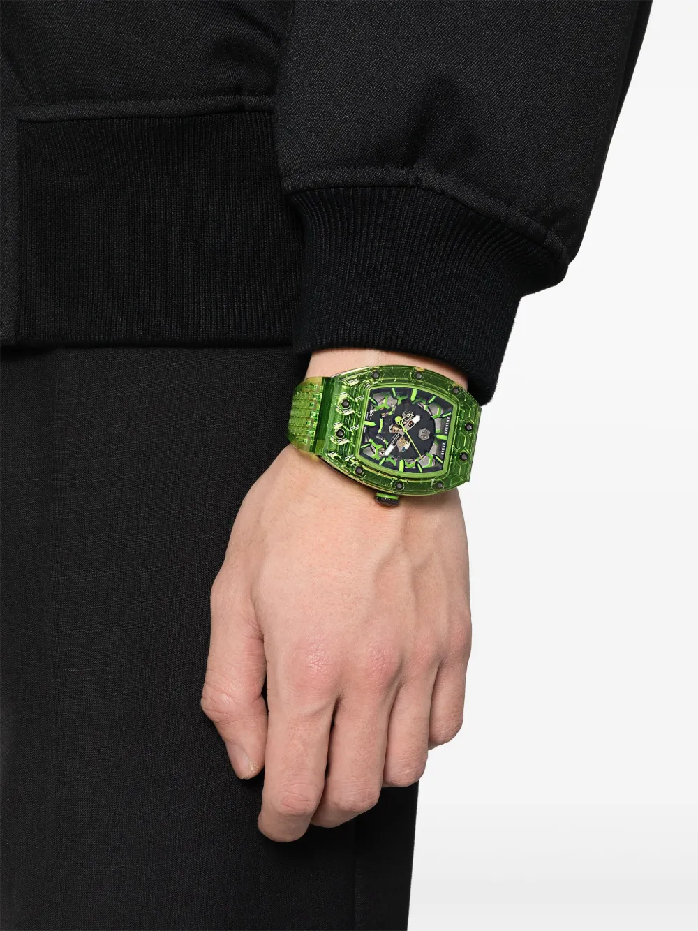 Philipp Plein Crypto King Cryptonite 55mm - Zwart
