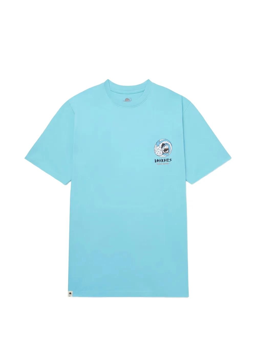 Boardies Sharky Waters crew-neck printed T-shirt - Blu