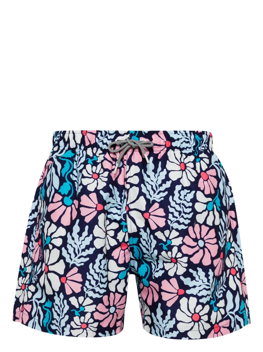 Boardies Floral-print Swim Shorts In Blue