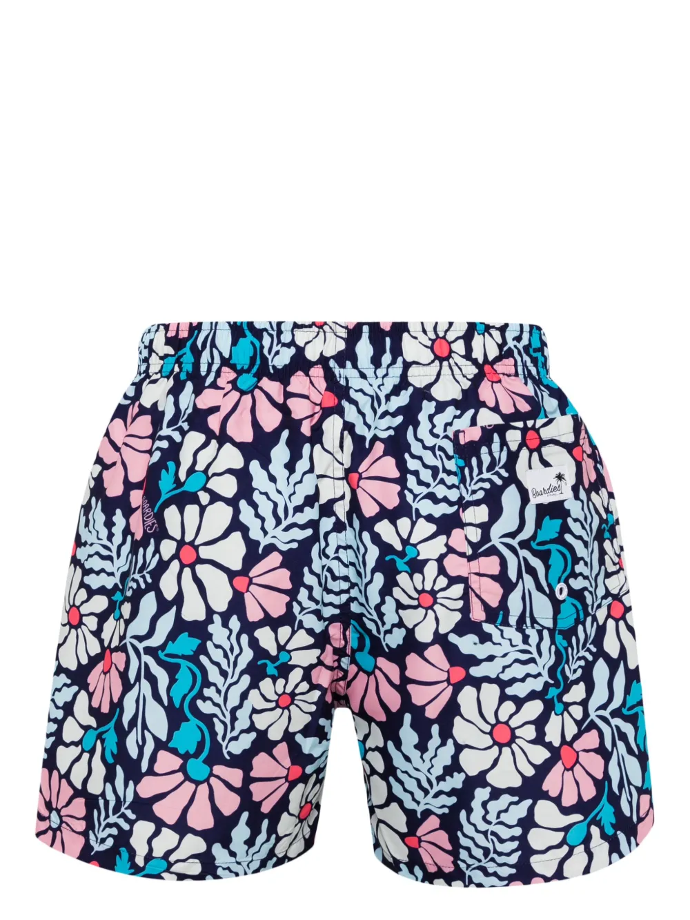 Boardies Floral-print Swim Shorts In Blue