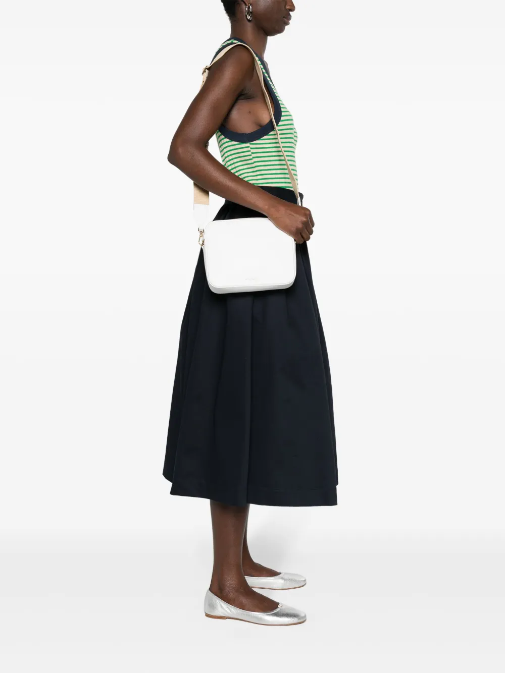 Coccinelle small Tebe crossbody bag - Wit