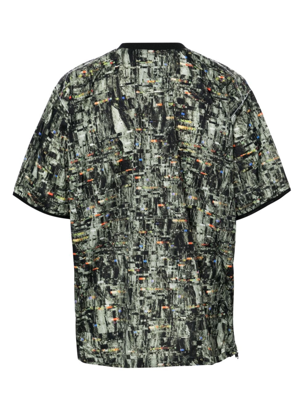 And Wander T-shirt met camouflageprint - Grijs
