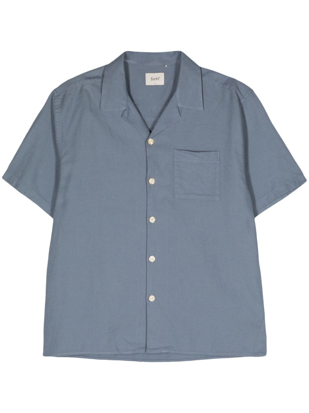 Forét Basin Short-sleeve Shirt In 蓝色
