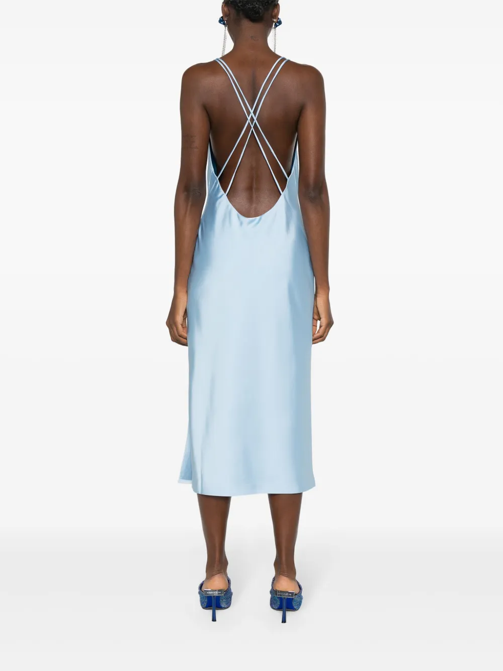 Affordable ROTATE BIRGER CHRISTENSEN satin midi slip dress Women