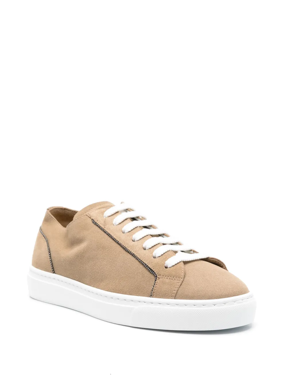 Doucal's Monili suède sneakers Beige
