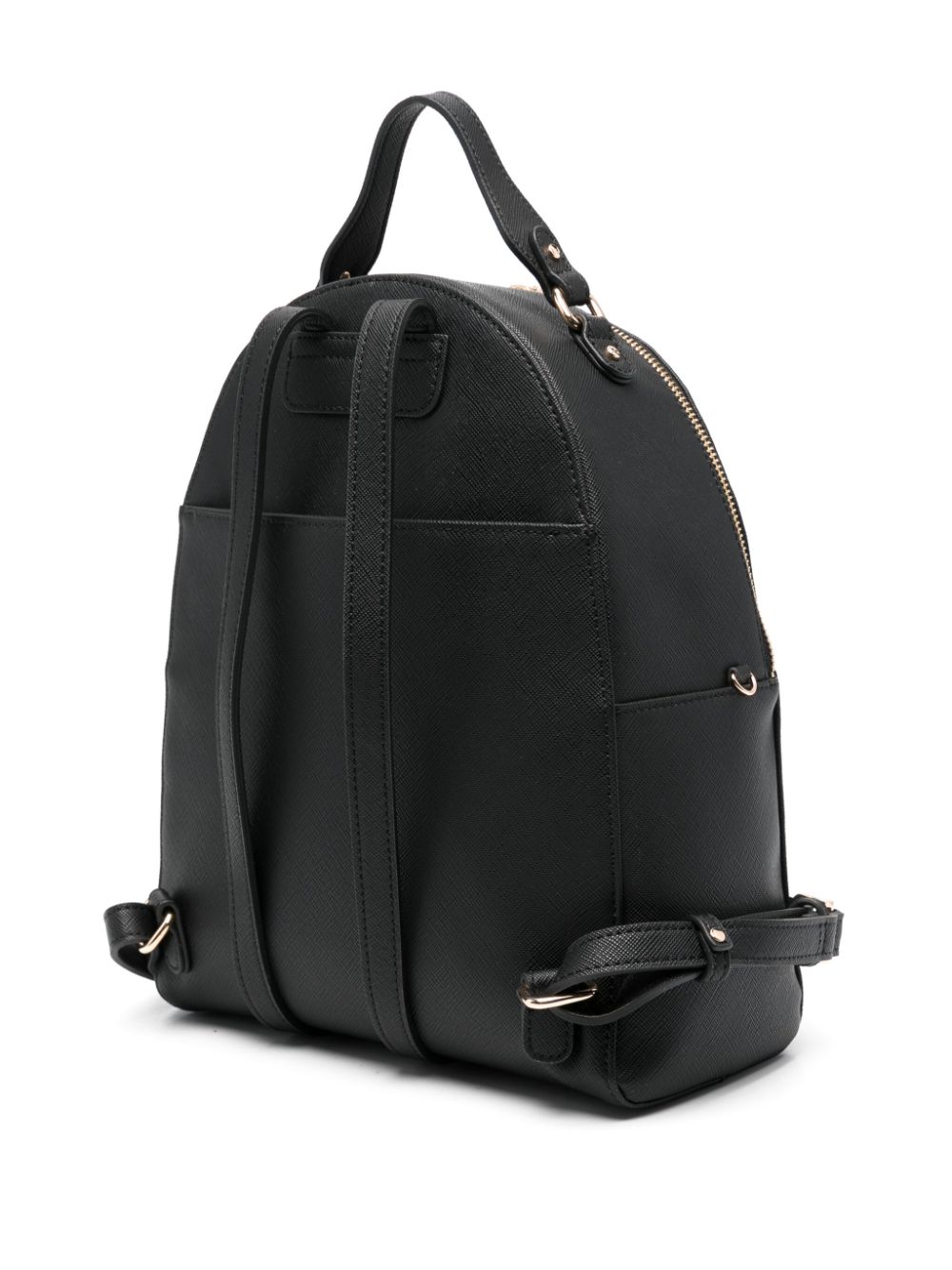 Shop Liu •jo Pouch-embellished Backpack In Black