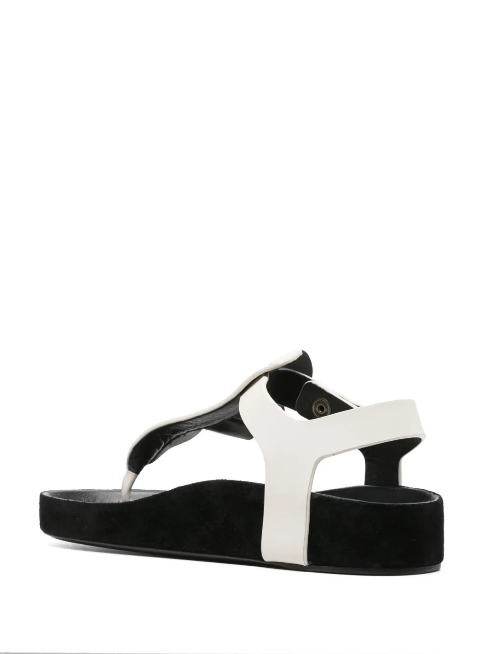 Shop Isabel Marant Isela Ruffled Sandals In White