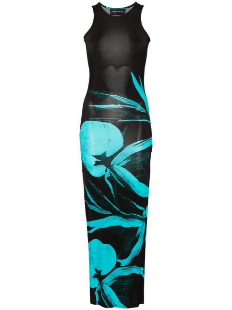 Louisa Ballou Sea Breeze floral-print dress