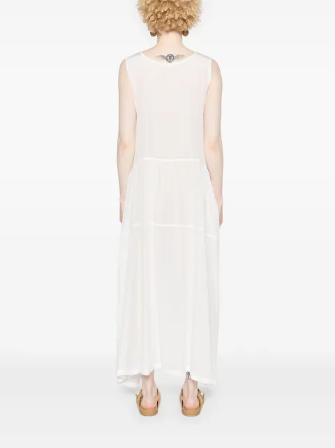 MAURIZIO MYKONOS tiered silk maxi dress W06030277 - 3