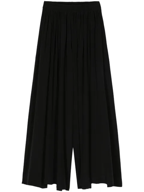 MAURIZIO MYKONOS wide-leg silk trousers