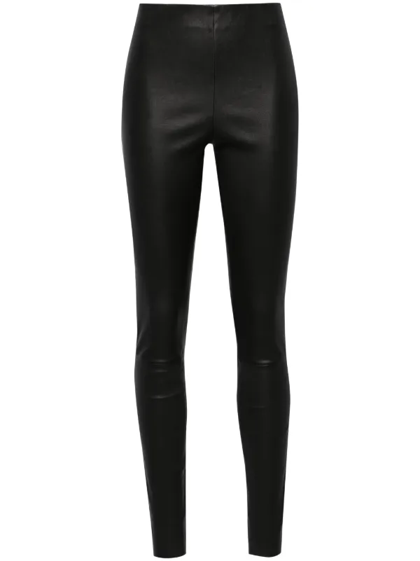 By Malene Birger Elenasoo Leather Leggings Farfetch