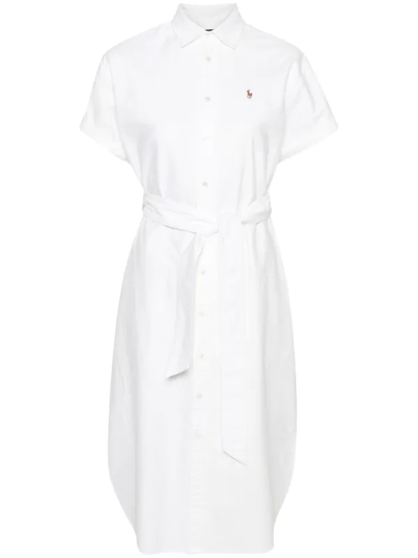 Ralph lauren white shirt dress store