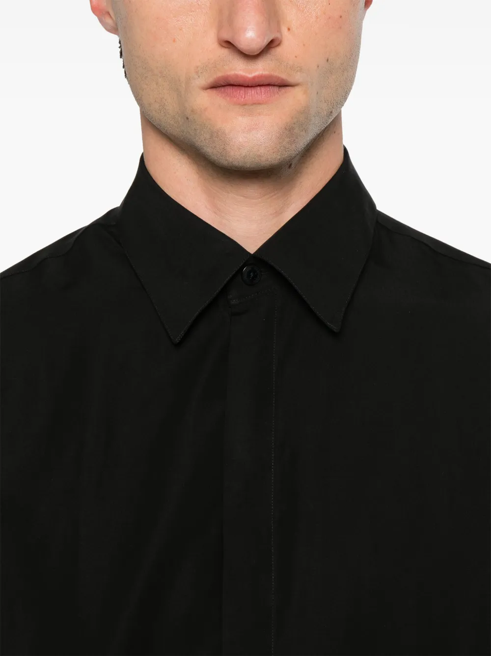 Shop Costumein Andrea Lyocell Shirt In Black