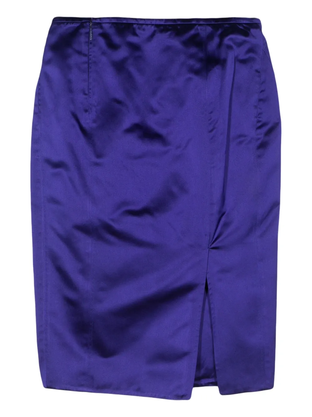 Gucci Pre-Owned 1990s satijnen rok - Blauw