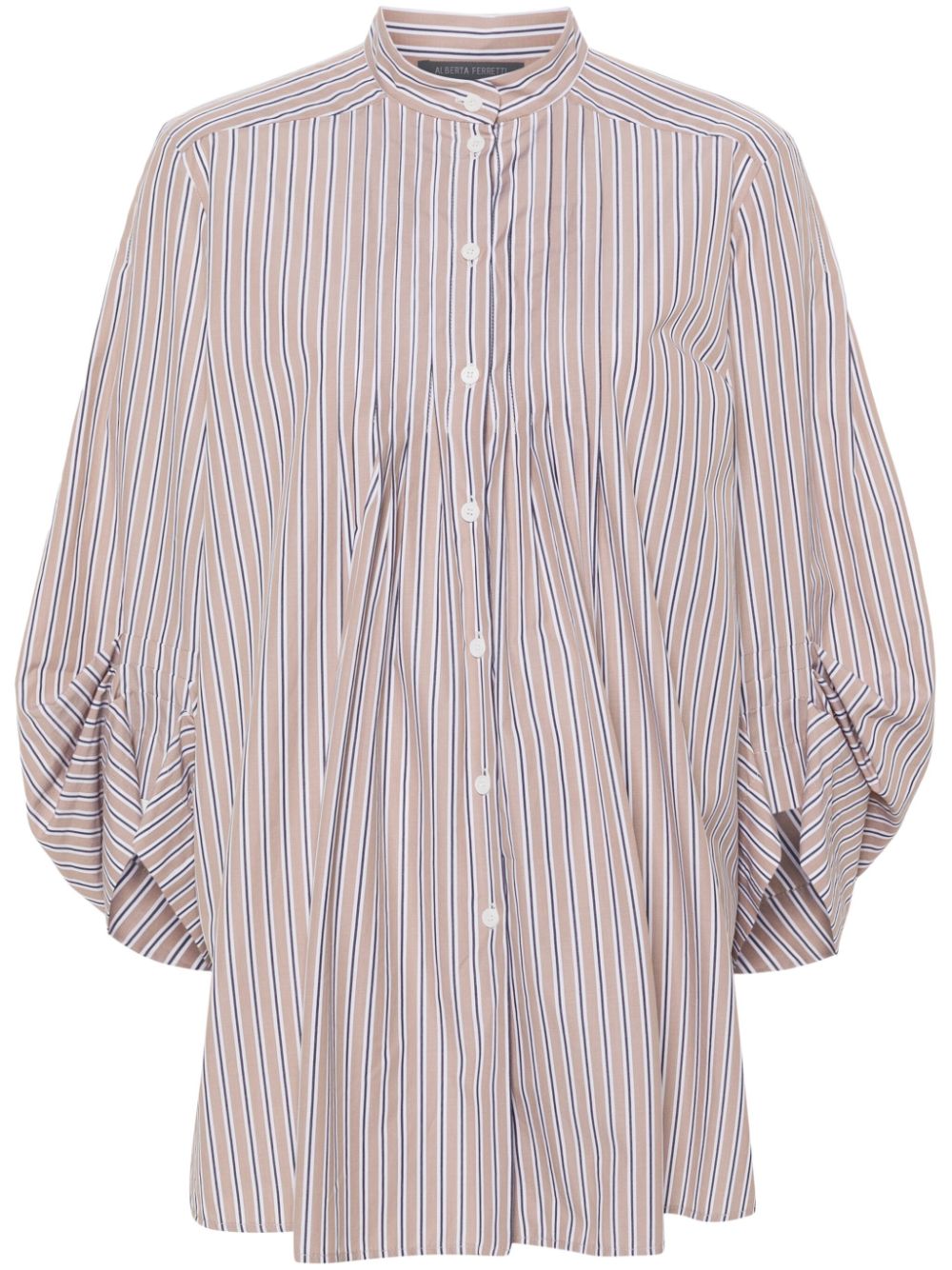 Image 1 of Alberta Ferretti striped cotton shirt