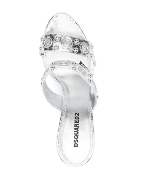 DSQUARED2 Gothic 110mm leather mules HSW022714007340 - 3
