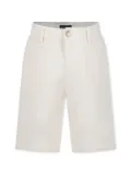 Emporio Armani Kids tailored cotton shorts - Neutrals