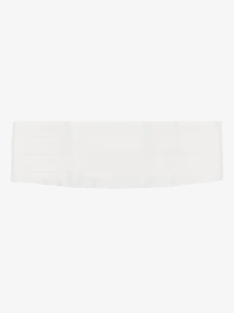 Stella McCartney bælte i satin med plisseringer