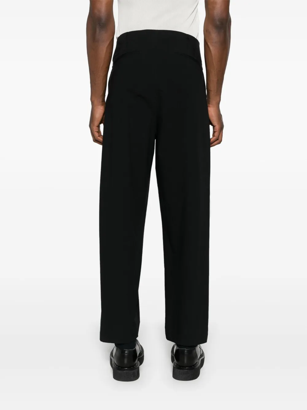 Attachment Straight pantalon Zwart