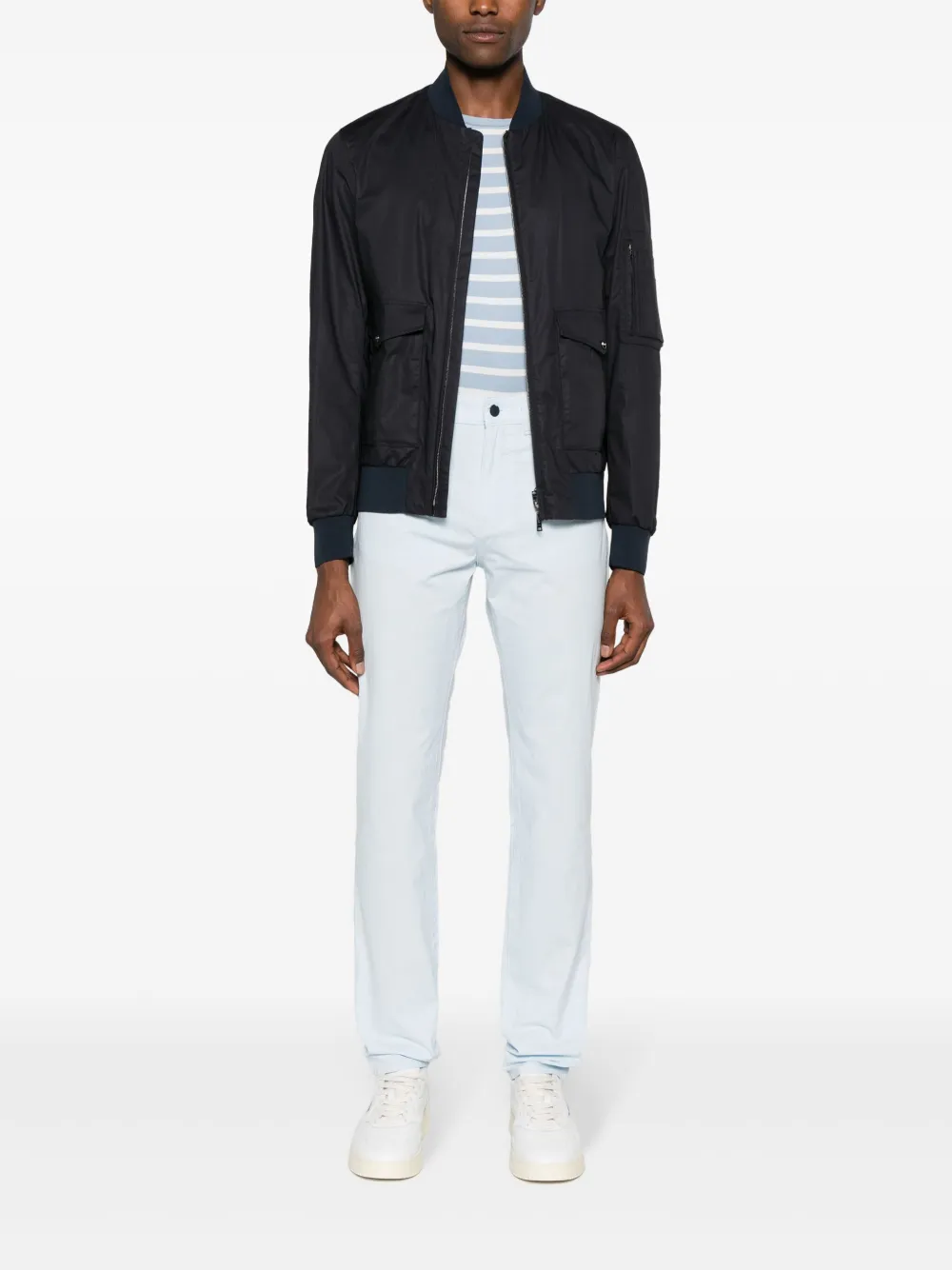 BOSS Slim-fit broek - Blauw