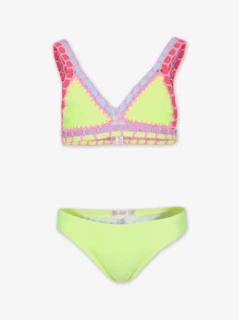 Billieblush colour-block bikini 