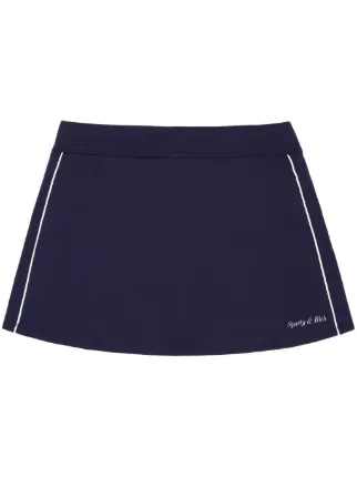 【関税込み】Sporty & Rich ブルー 'SRC' Anae ミニスカート Sporty & Rich テニスミニスカート | ブルー | FARFETCH JP