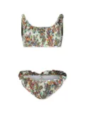 ETRO KIDS paisley-print shirred bikini - Blue