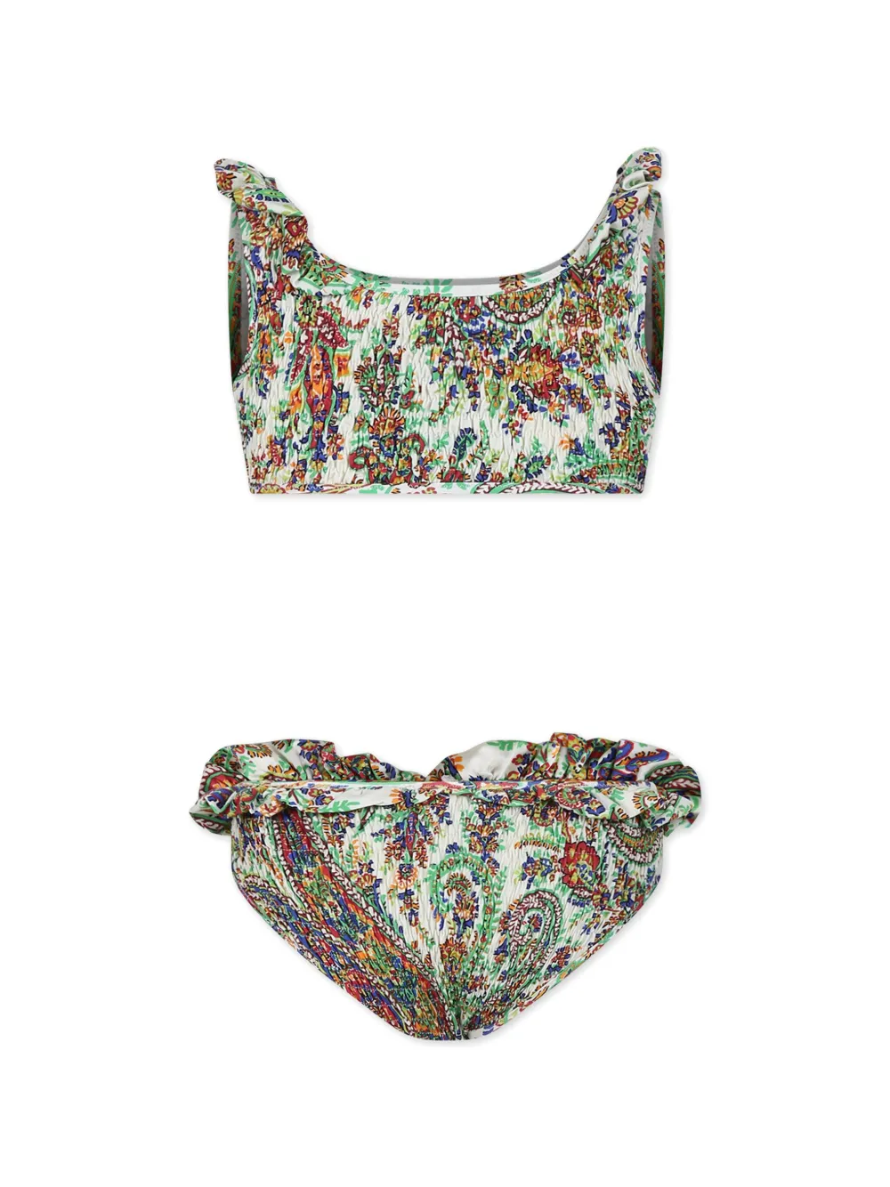 ETRO KIDS paisley-print shirred bikini | Bikinis & Tankinis | Image 2