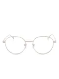 Bvlgari light-filtering round-frame glasses - Grey