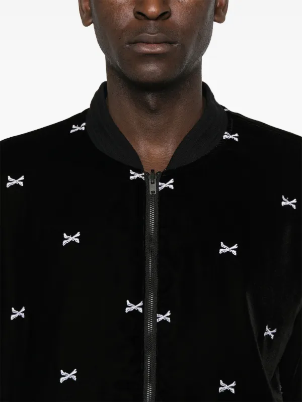 WTAPS Gutter リバーシブル ボンバージャケット | ブラック | FARFETCH JP