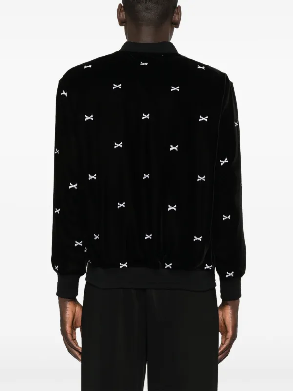 ダブルタップス GUTTER リバーシブルボンバージャケット クロスボーン XL W)taps - ダブルタップス GUTTER リバーシブルボンバー