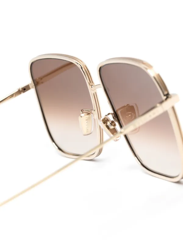 Bvlgari sunglasses gold frame discount