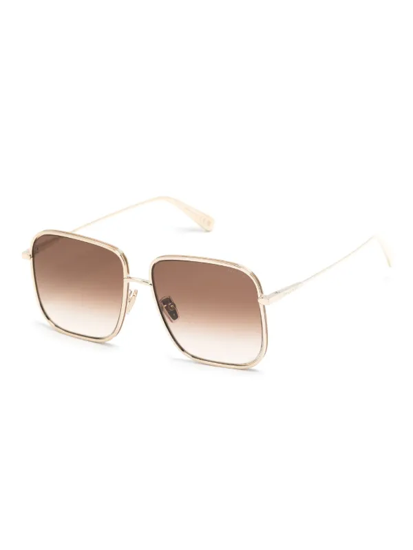 小物 BVLGARI Gradient Sunglasses Y2K Archive Bvlgari square-frame Sunglasses | Gold | FARFETCH HK