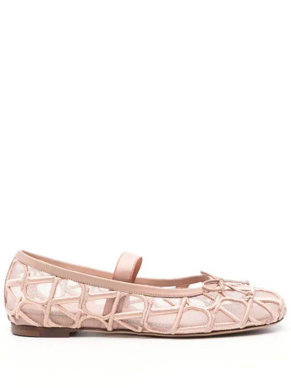Valentino lace flats 2025