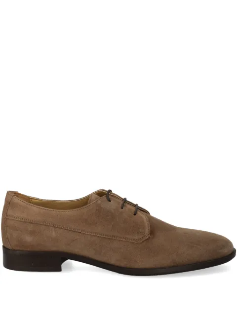 BOSS suede derby shoes