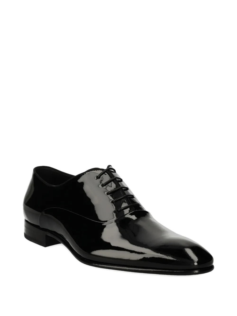 Hugo Boss Leather Derby Shoes With Double Stitching On Uppers In Black