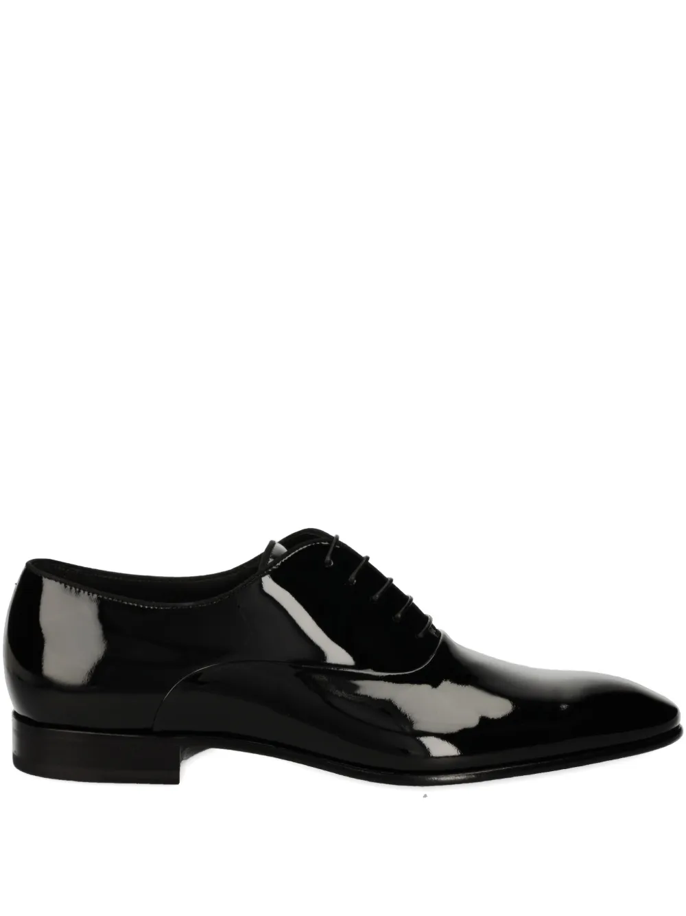 Hugo Boss Leather Derby Shoes With Double Stitching On Uppers In Black