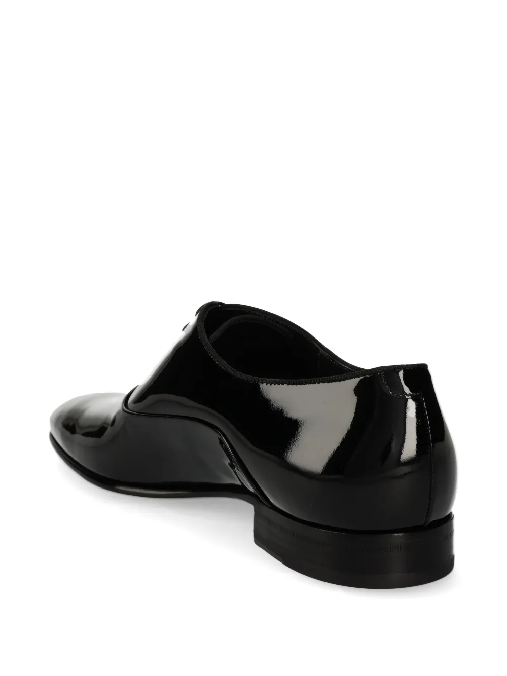 BOSS leather derby shoes Black
