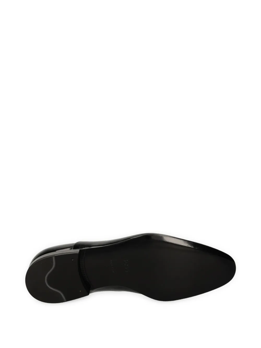 BOSS leather derby shoes Black