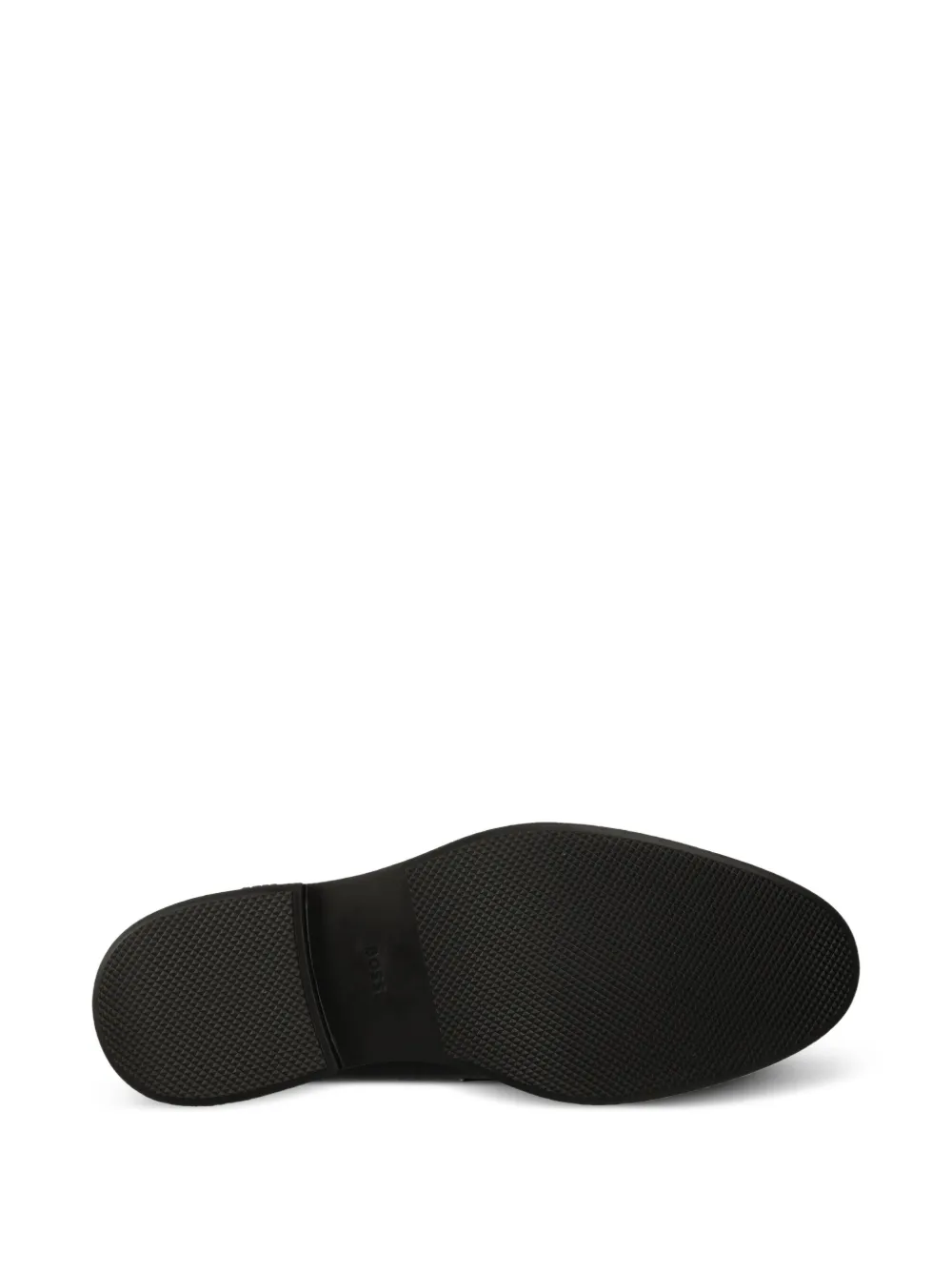 BOSS fringed loafers Black