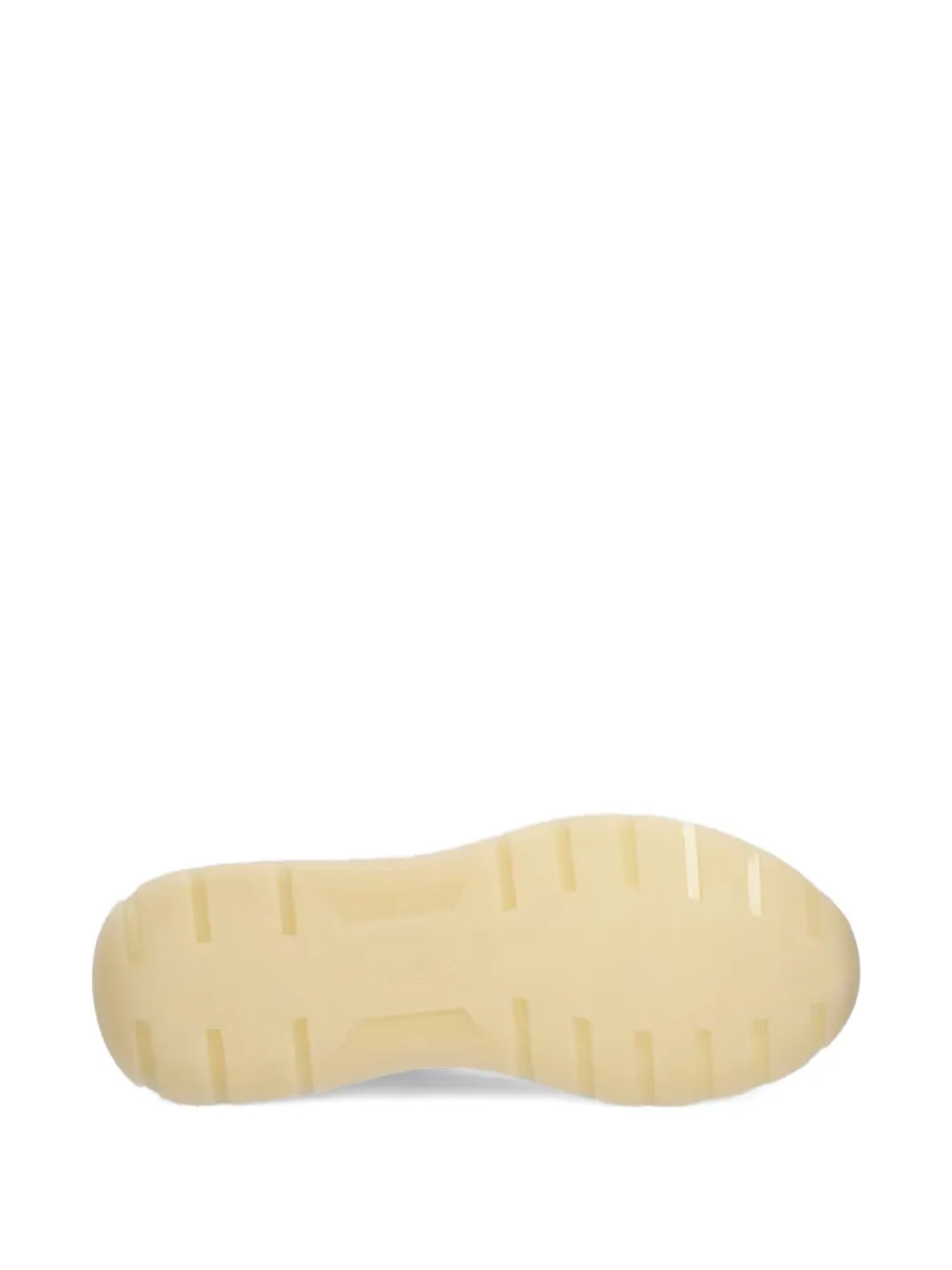 BOSS Zac suède sneakers met geperfoeerde details Beige