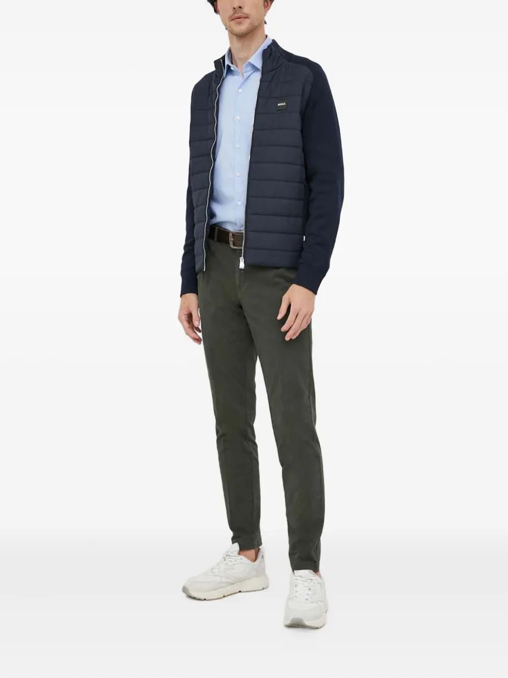 BOSS gabardine chino trousers | Regular-Fit & Straight Leg Pants | Image 2