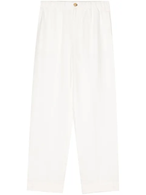 Vince elasticated-waist wide-leg trousers 