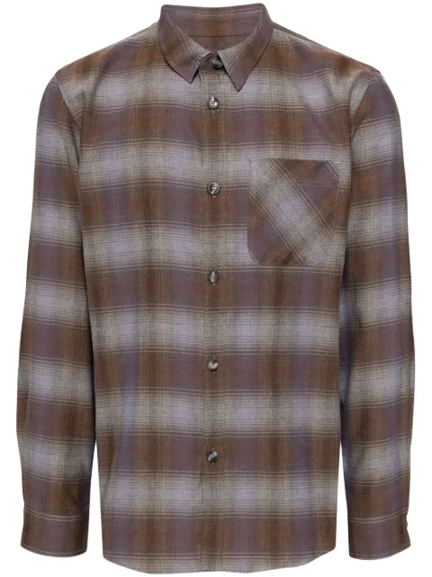 A.P.C. checked cotton shirt Men
