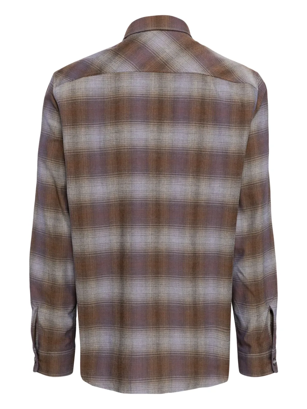 A.P.C. Geruit overhemd - Bruin