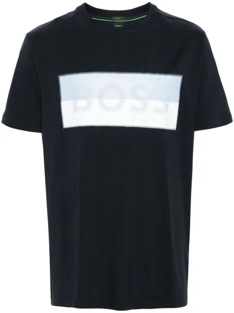 BOSS playera manga corta con aplique del logo