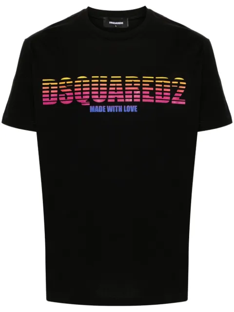 DSQUARED2 logo-print cotton T-shirt