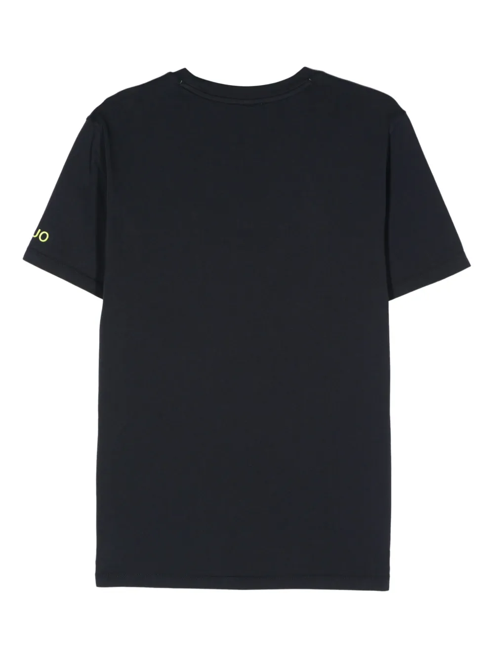 Shop Sun 68 Logo-patch Cotton T-shirt In Blue