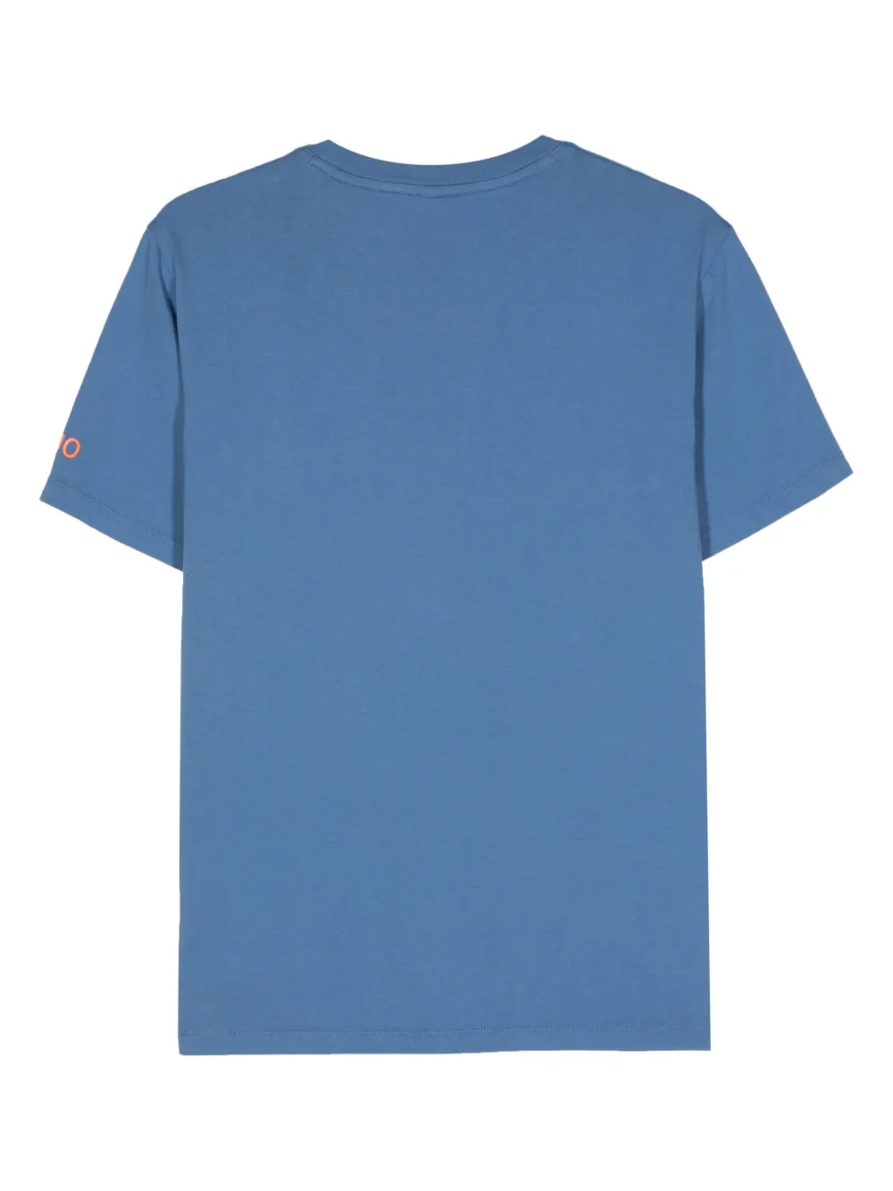 Shop Sun 68 Logo-patch Cotton T-shirt In Blue