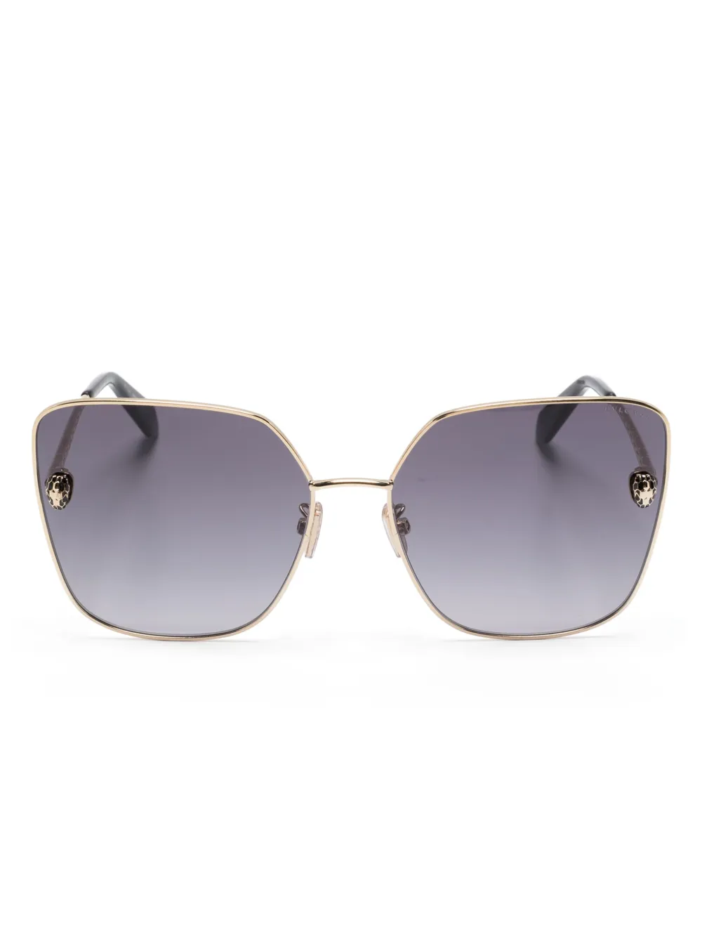 Bvlgari Serpenti zonnebril met oversized montuur Goud